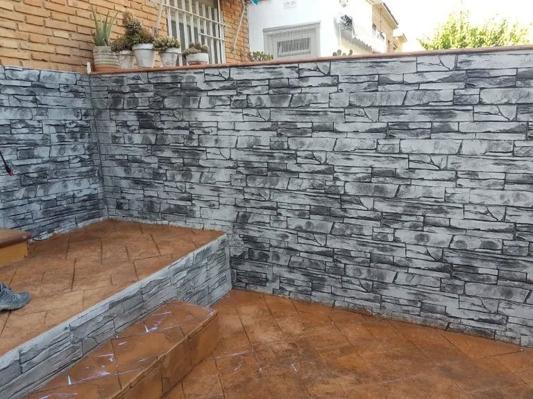 Beton amprentat vertical 4